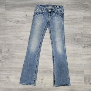 Miss Me Light Blue Boot Cut Jeans